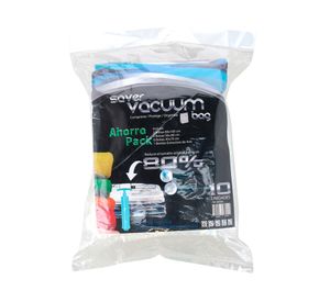 Bolsa ahorra espacio SB-30500 transparente 10 un. + extractor de aire