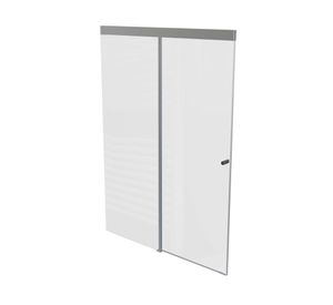 Mampara corredera Agori transparente 185x140x0.6 cm