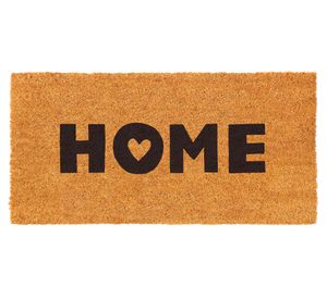 Limpiapiés coco Home corazón 60x120 cm