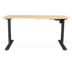 Escritorio Cosmo natura/negro 121x160x70 cm