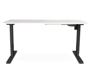 Escritorio Cosmo blanco/negro 121x160x70 cm