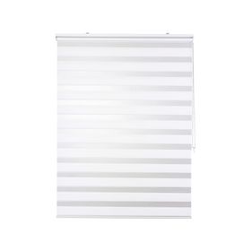 Cortina roller dúo sin cenefa 180x165 cm blanco