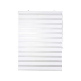 Cortina roller dúo sin cenefa 150x165 cm blanco