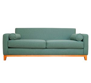 Sofá 3 cuerpos Meli chenille verde