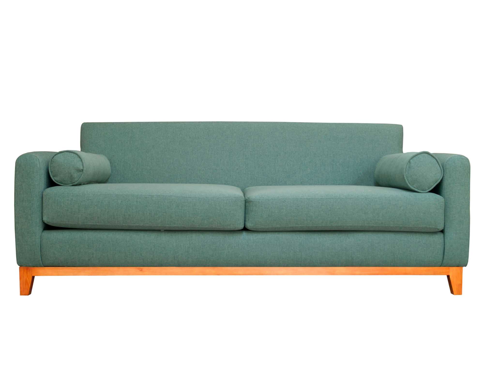 Sofás Home Sofá 3 cuerpos Meli chenille verde