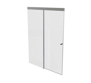 Mampara corredera Agori transparente 185x120x0.6 cm