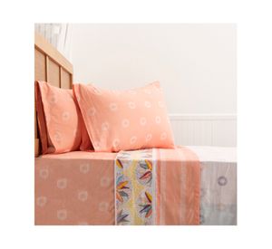 Juego de sábanas estampada king 144 hilos Gorrión