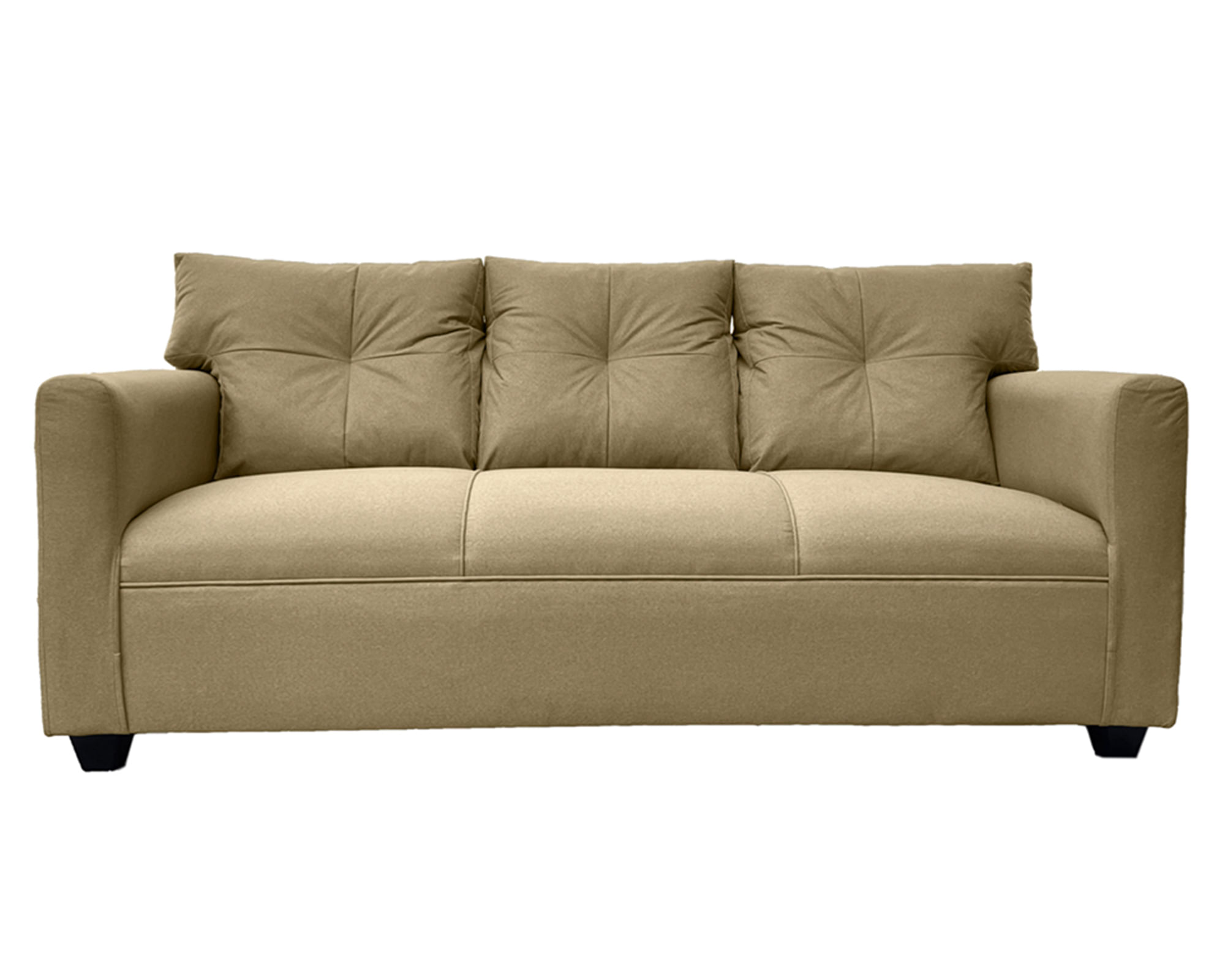 Sofás Home Sofá 3 cuerpos Mateo chenille PP beige