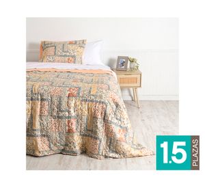 Quilt cosido Gales diseño 1.5 plazas