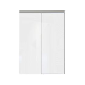 Mampara corredera Agori cromado 185x110x0.6 cm