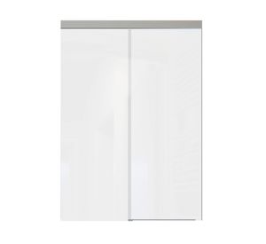 Mampara corredera Agori cromado 185x110x0.6 cm