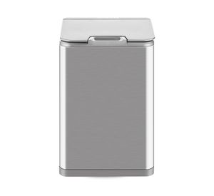 Basurero automático DZT-10-35SL plata 10 lt