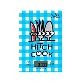 Balanza cocina Kukuxumusu 732K celeste 5 kg 1.5 x20x14 cm