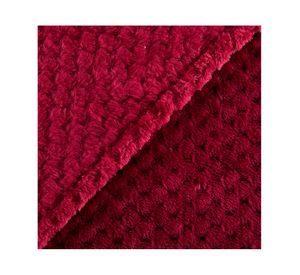 Frazada PopCorn burdeo 2 plazas