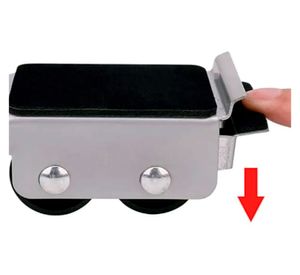 Kit rueda para mover muebles pesados