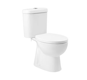 WC Two Piece a piso 21 cm Aura Plus blanco