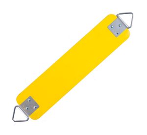 Asiento columpio industrial amarillo