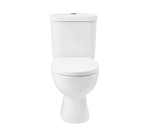 WC one piece piso 20 cm Aura plus blanco + fijación y asiento
