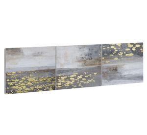 Cuadro oleo Tríptico moderno 40x120 cm