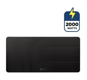 Calefactor cerámico Ónix antracita 2000 W