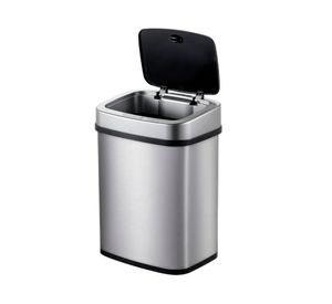 Basurero automático sensor DZT-15-5SL plata 15 lt