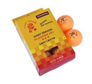 Set 6 pelotas ping pong 3 Star naranjo 5x5x5 cm
