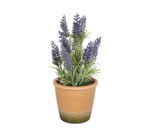 Mini lavanda morada artificial 25 cm