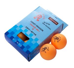 Set 6 pelotas ping pong 1 Star naranjo 5x5x5 cm