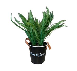 Helecho con macetero artificial 30 cm