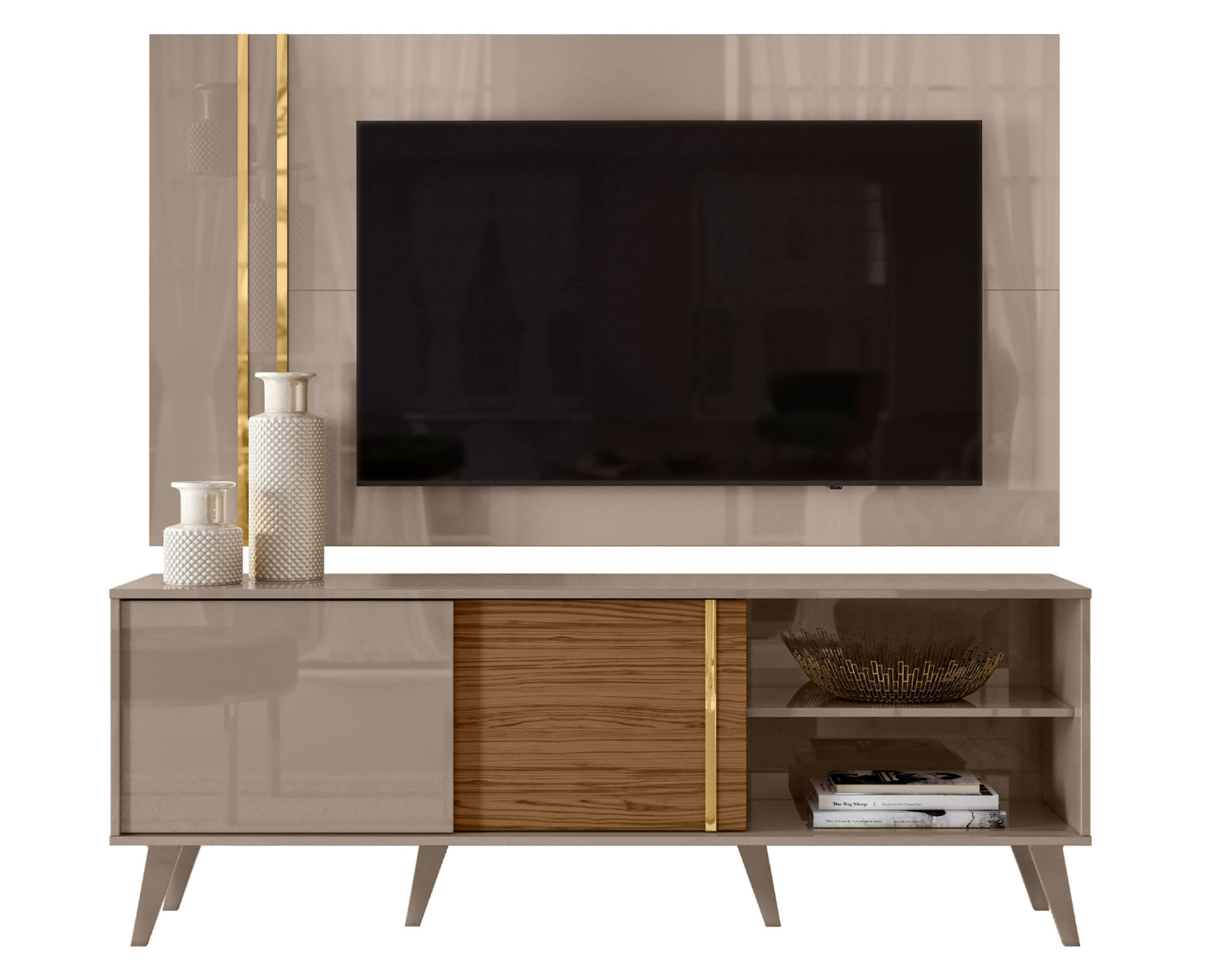 Altavisión Rack TV 60" Cronos fendi naturale