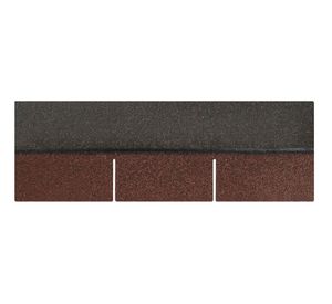 Teja asfáltica Supreme 30.5x91.4 cm 3.1 m2 café oscuro