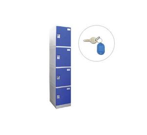 Lockers plástico 194x38x50 cm lp 1-04 llave escritorio R-66