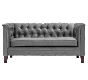 Sofá 2 cuerpos Victoria felpa