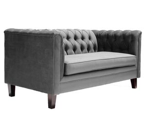 Sofá 2 cuerpos Victoria felpa