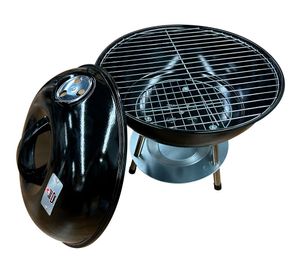 Parrilla a carbón portátil Redonda negro