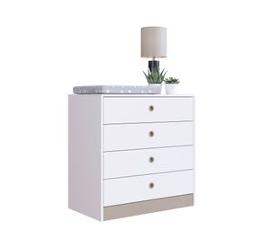 Cómoda 4 cajones Amore blanco Be Design