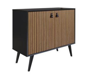 Buffet 2 puertas Amber negro/brise Be Design