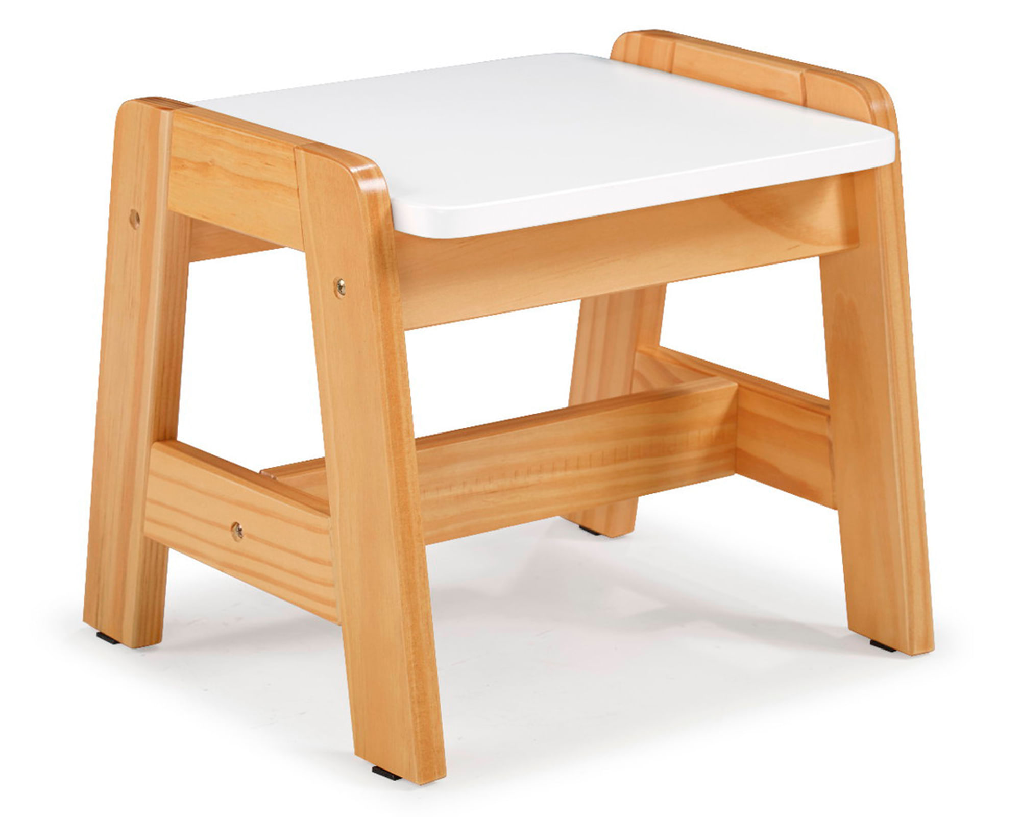 Kidscool Piso infantil 4 patas madera blanco