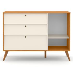 Cómoda 1 puerta 3 cajones Gold beige