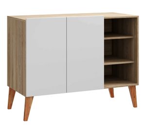 Buffet TV 49" Leaves blanco/natural