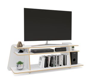 Rack TV 40" Garden blanco