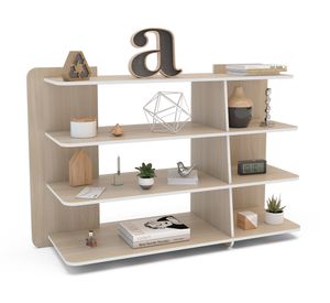 Estante 4 niveles Pietra rustic café