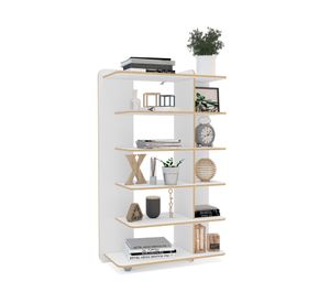 Estante 6 niveles Lis blanco