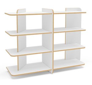 Estante 4 niveles Luna blanco