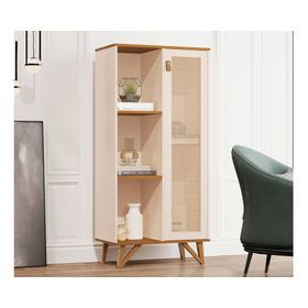 Vitrina 1 puerta Neon Luxor perla