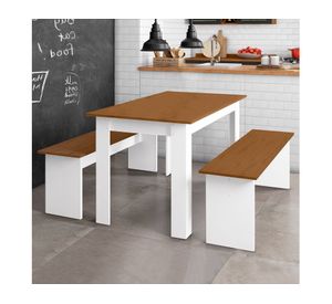 Comedor 4 personas Zanzini blanco