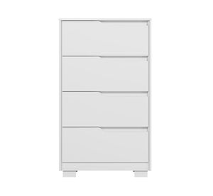 Cómoda Sola blanco/café 4 cajones