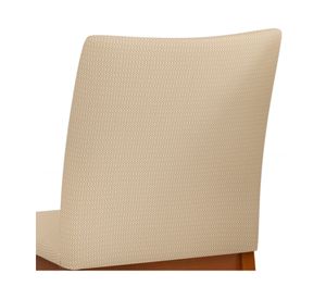 Pack 2 sillas de comedor Vitoria ipe/linho neve 93x45x53 cm