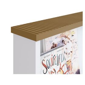 Cómoda infantil con espejo blanco