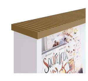 Cómoda infantil con espejo blanco